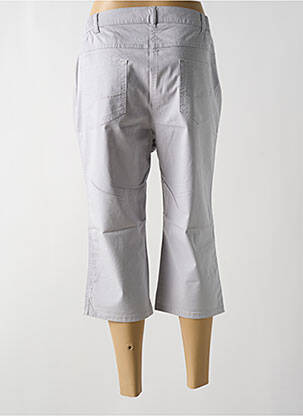 Pantalon trei sferturi talie elastică mărime normală gri GERKE MY PANTS femeie