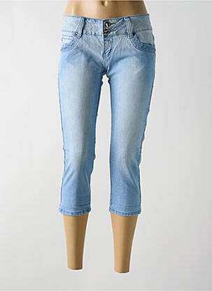 Pantalon trei sferturi albastru ONADO femeie