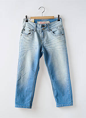 Pantalon trei sferturi albastru ONADO femeie