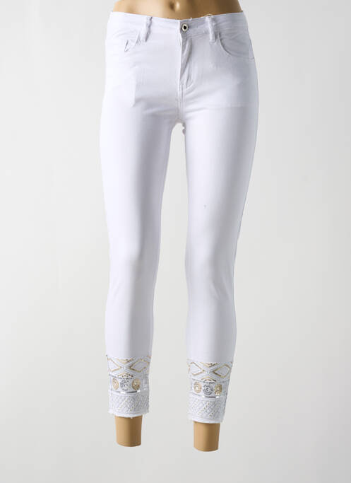 Blugi skinny alb ZAC & ZOE femeie