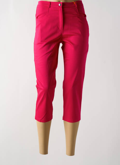 Pantalon trei sferturi mărime normală mărime normală roz CHRISMAS'S femme