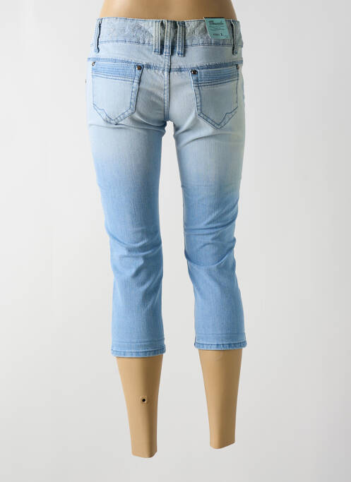 Pantalon trei sferturi albastru ONADO femeie