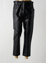 Pantalon 7/8 talie înaltă talie înaltă negru RINASCIMENTO femme