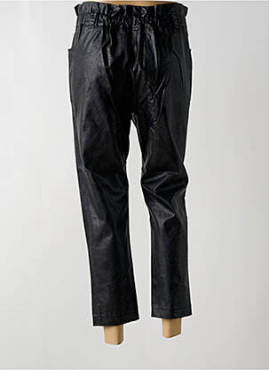 Pantalon 7/8 talie înaltă talie înaltă negru RINASCIMENTO femeie