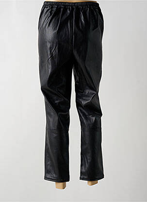 Pantalon 7/8 talie elastică mărime normală negru SCHOOL RAG femeie