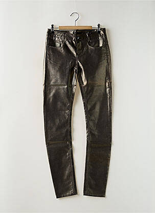 Pantalon slim argintiu LPB femeie