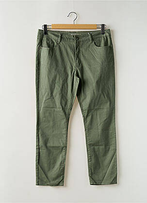 Pantalon 7/8 elasticitate mărime normală verde SOO femeie