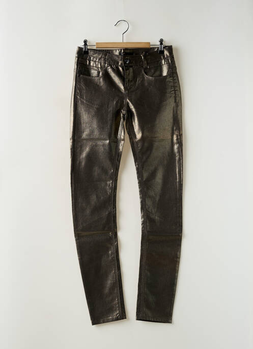 Pantalon slim argintiu LPB femeie