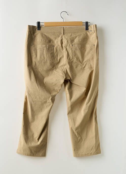 Pantalon trei sferturi croială dreaptă mărime normală bej DIANE LAURY femme