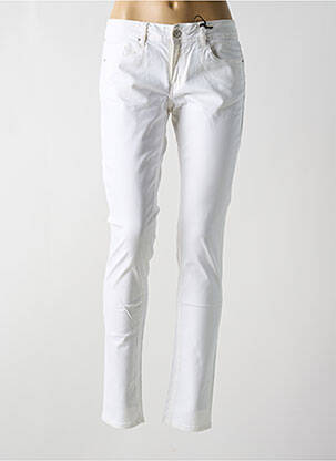 Pantalon slim alb CIMARRON femeie