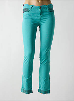Pantalon slim talie joasă talie joasă albastru KANOPE femeie