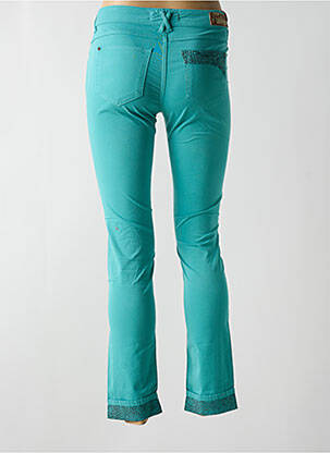 Pantalon slim talie joasă talie joasă albastru KANOPE femeie