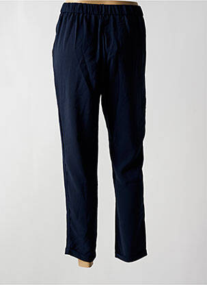 Pantalon 7/8 talie elastică mărime normală albastru CERISE BLUE femme