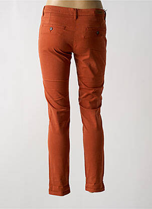Pantalon chino talie joasă talie joasă portocalie REIKO femeie