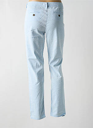 Pantalon chino țesătură poplin mărime normală albastru CIMARRON femeie