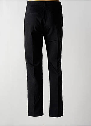 Pantalon chino broderie galoni laterali mărime normală negru REIKO femeie