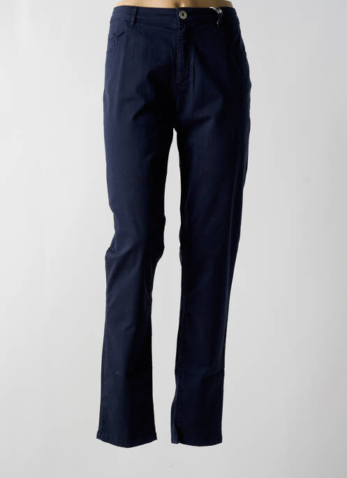 Blugi cu croială slim albastru TBS femeie