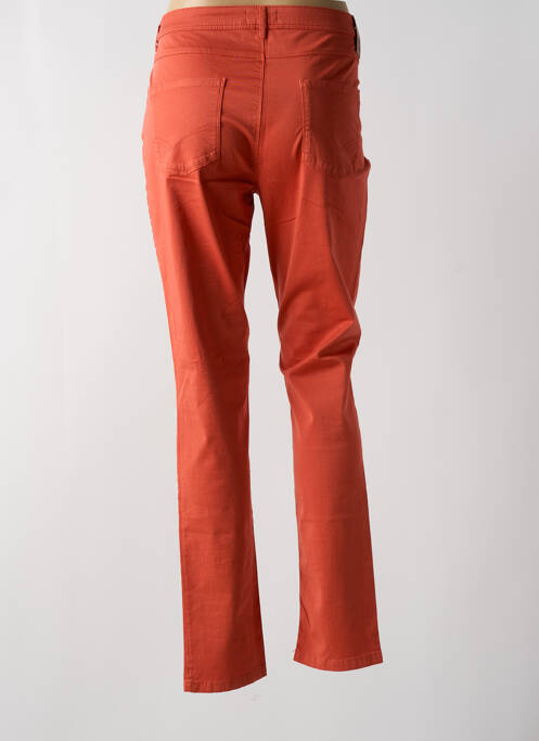 Blugi cu croială slim portocaliu închis TBS femeie