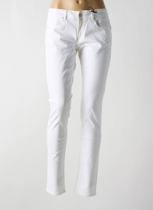 Pantalon slim alb CIMARRON femeie