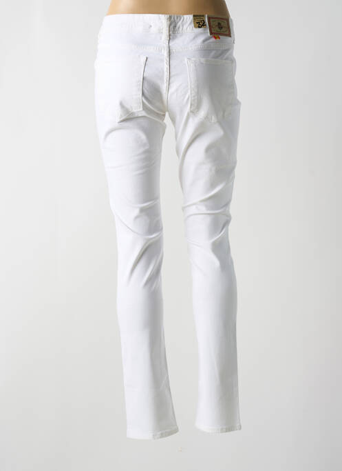 Pantalon slim alb CIMARRON femeie