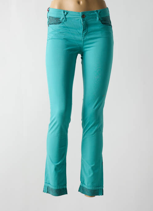 Pantalon slim albastru KANOPE femeie