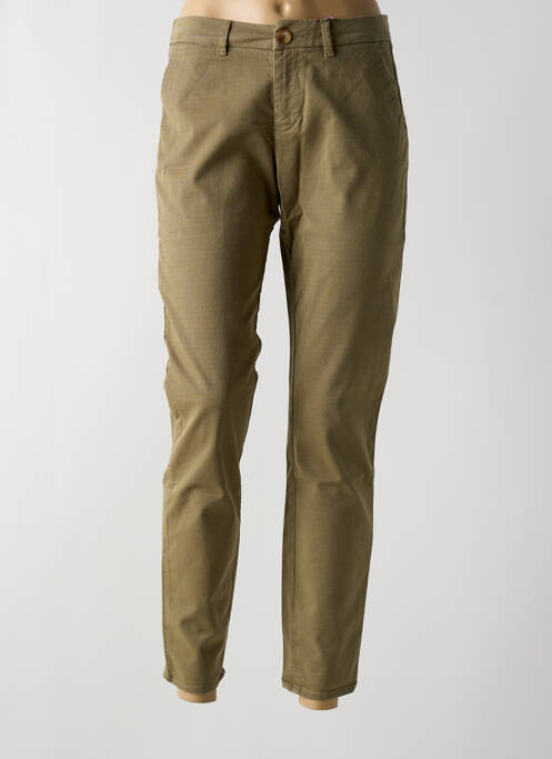 Pantalon chino verde KANOPE femeie