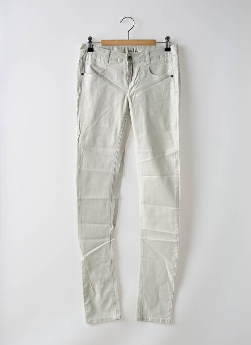 Pantalon slim argintiu LES P'TITES BOMBES femeie