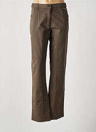 Pantalon drept elasticitate mărime normală maro MAT DE MISAINE femme