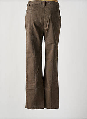Pantalon drept elasticitate mărime normală maro MAT DE MISAINE femeie