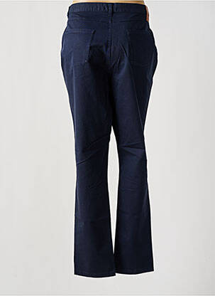 Pantalon slim talie elastică mărime normală albastru TBS femeie