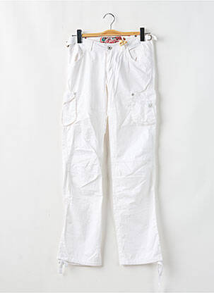 Pantalon cargo alb KAPORAL femeie