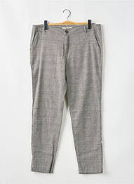 Pantalon 7/8 elasticitate mărime normală gri LUIZACCO femme