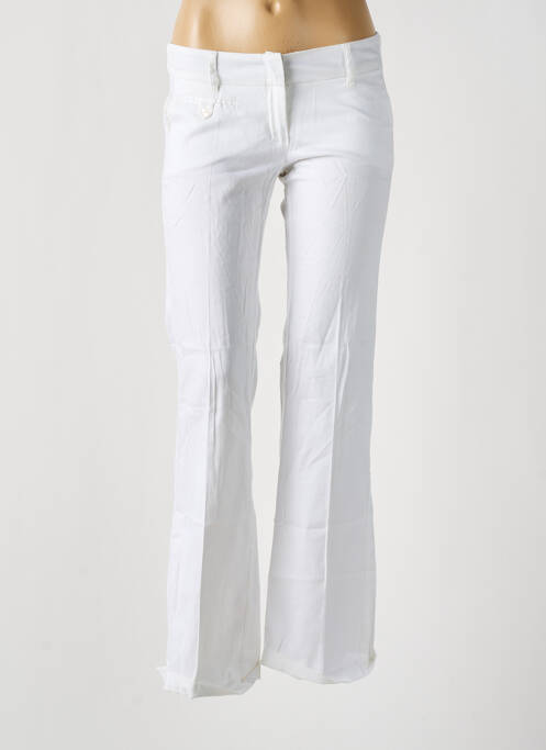 Pantalon evazat alb LES P'TITES BOMBES femeie