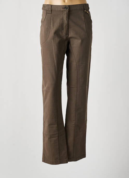 Pantalon drept maro MAT DE MISAINE femeie