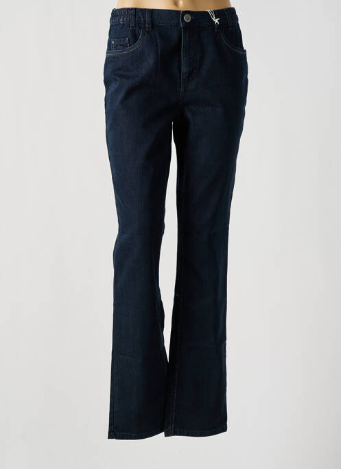 Blugi cu croială slim albastru TBS femeie