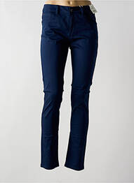 Pantalon slim elasticitate mărime normală albastru KY CREATION femme