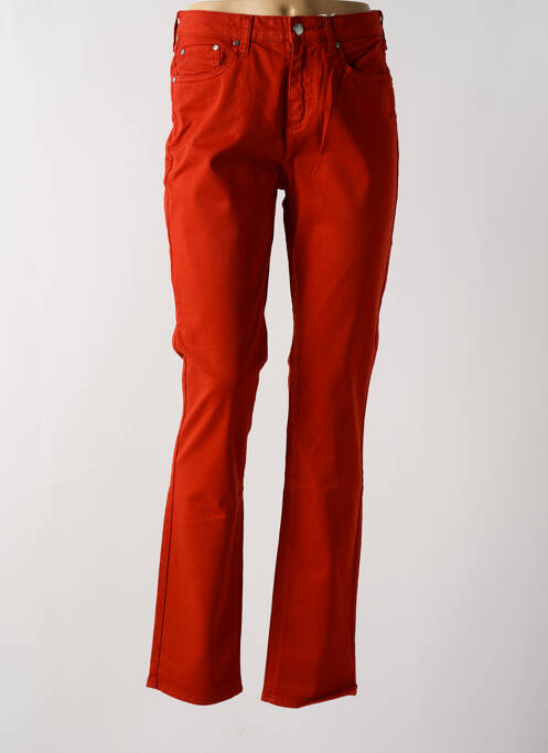 Pantalon slim roșu KANOPE femeie