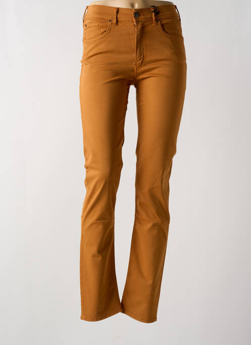 Pantalon slim galben CIMARRON femeie