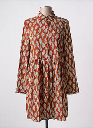 Rochie scurtă maro EMMA & ELLA femeie