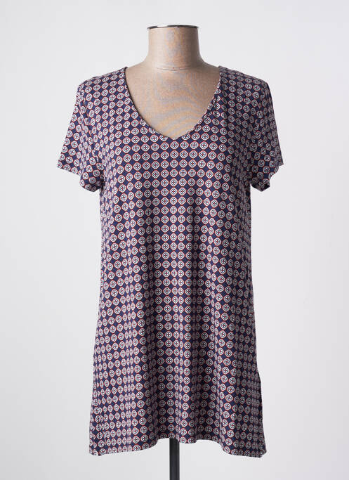 Tunică mâneci scurte albastru NICE THINGS femeie