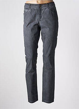 Pantalon slim țesătură poplin mărime normală gri STREET ONE femeie