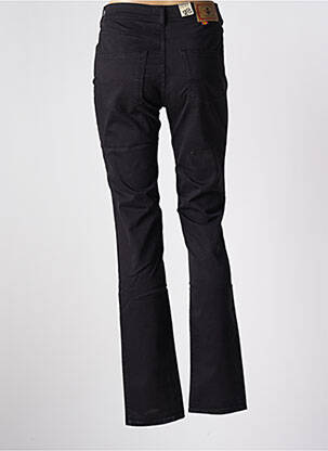 Pantalon slim țesătură poplin mărime normală negru CIMARRON femeie