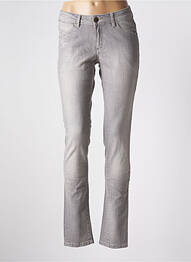 Blugi cu croială slim efect uzat decolorat talie joasă gri XX BY MEXX femme