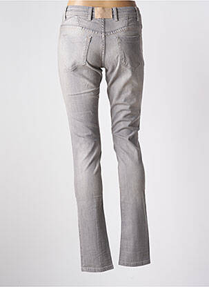 Blugi cu croială slim efect uzat decolorat talie joasă gri XX BY MEXX femeie