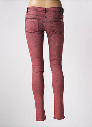 Blugi skinny elasticitate talie joasă roz SCHOOL RAG femeie