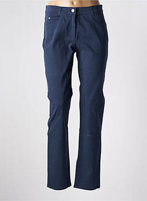 Pantalon slim albastru QUATTRO femeie