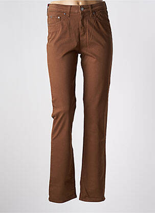 Pantalon slim maro KANOPE femeie