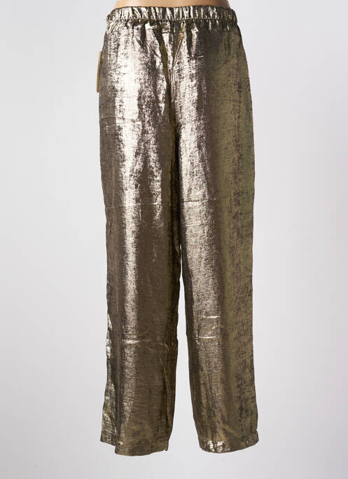 Pantalon larg auriu CHARMING GIRL BY SILIA femeie