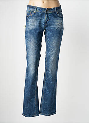 Blugi cu croială dreaptă albastru REMIXX femeie