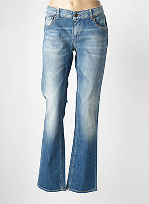 Blugi cu croială dreaptă albastru SCHOOL RAG femeie